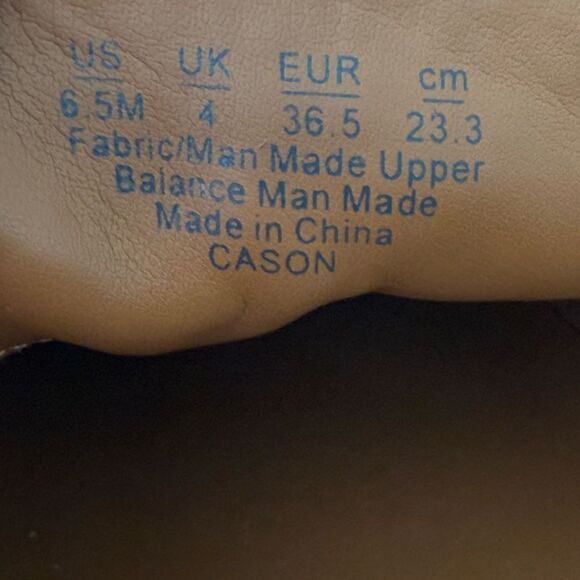 Franco Sarto Cason Natural Tan Canvas Loafers Women’s Size 6.5 Medium - Picture 10 of 12